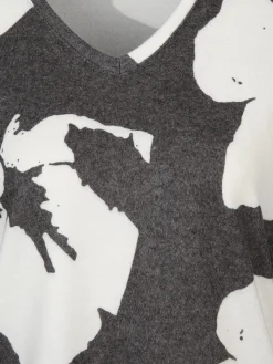 Damen Sure Damen Flauschshirt mit V-Ausschnitt