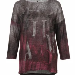 Damen Sure Damen Flauschshirt mit Ziernieten