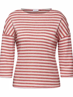 Damen Cecil Damen gestreiftes Strick-Look Shirt