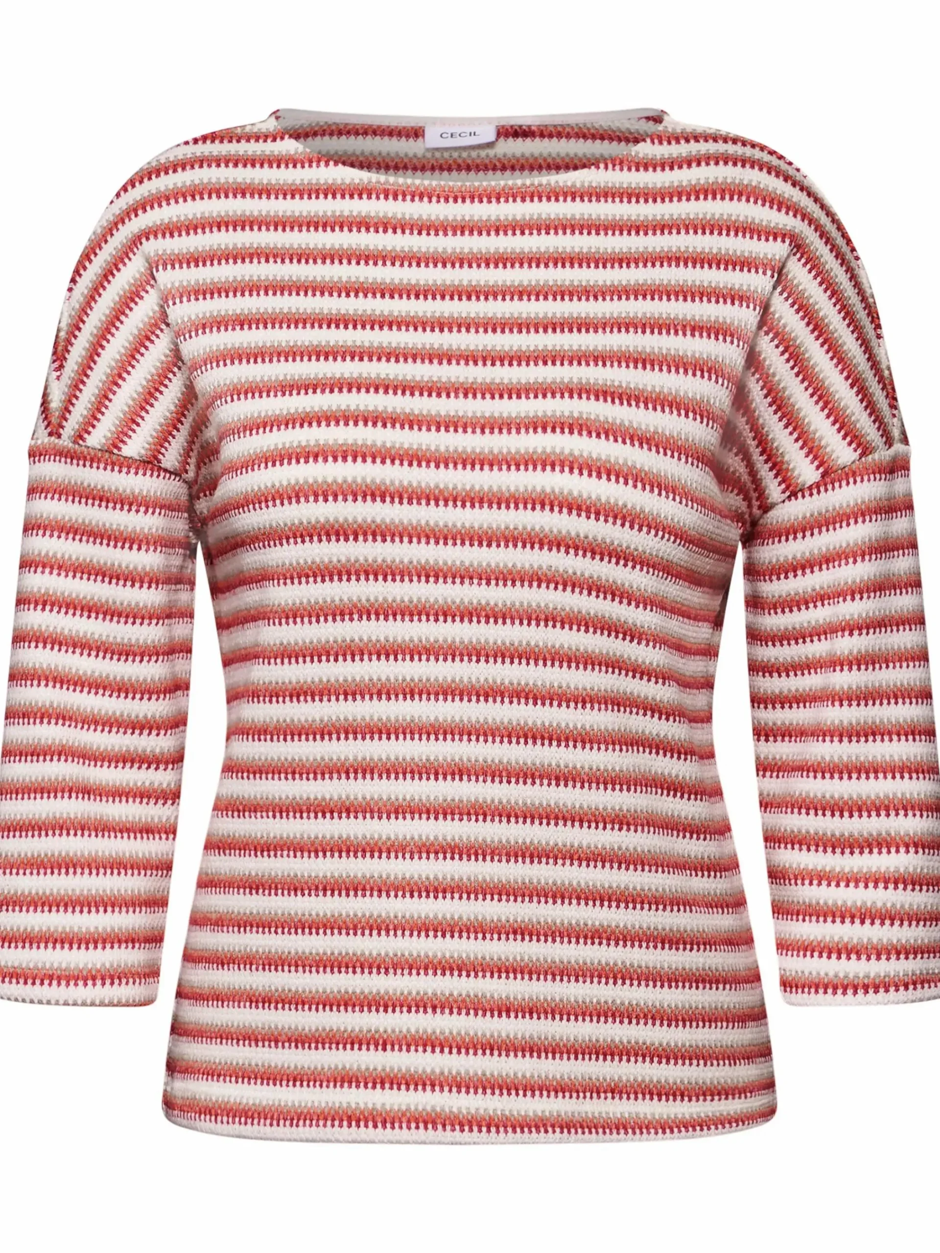 Damen Cecil Damen gestreiftes Strick-Look Shirt