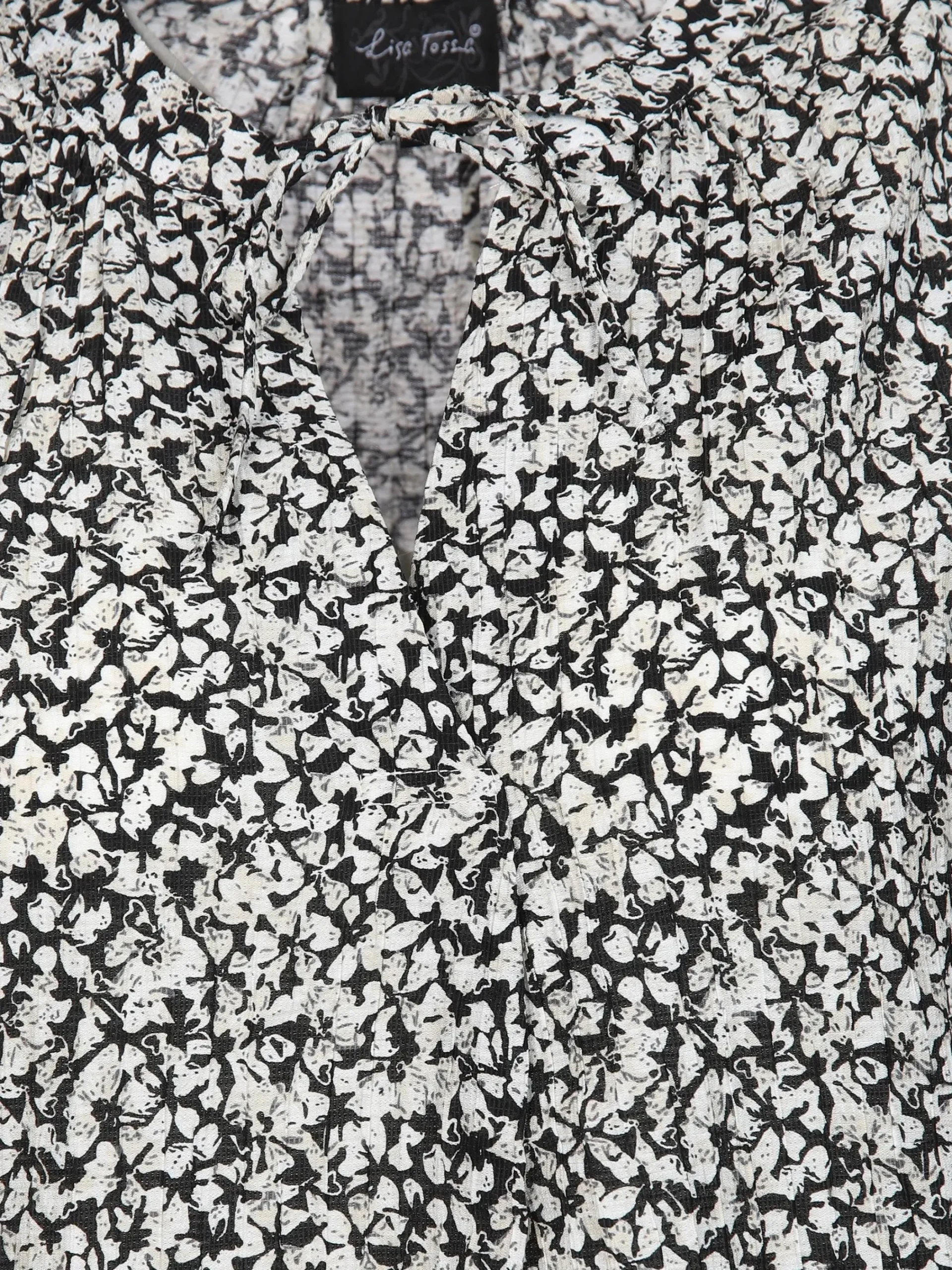 Damen Lisa Tossa Damen Halbarmbluse mit Alloverprint