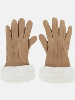 Damen Sure Damen Handschuhe mit Kunstpelz
