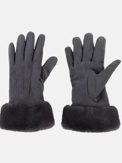 Damen Sure Damen Handschuhe mit Kunstpelz