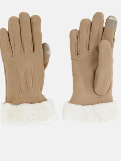 Damen Sure Damen Handschuhe mit Kunstpelz