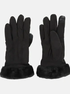 Damen Sure Damen Handschuhe mit Kunstpelz