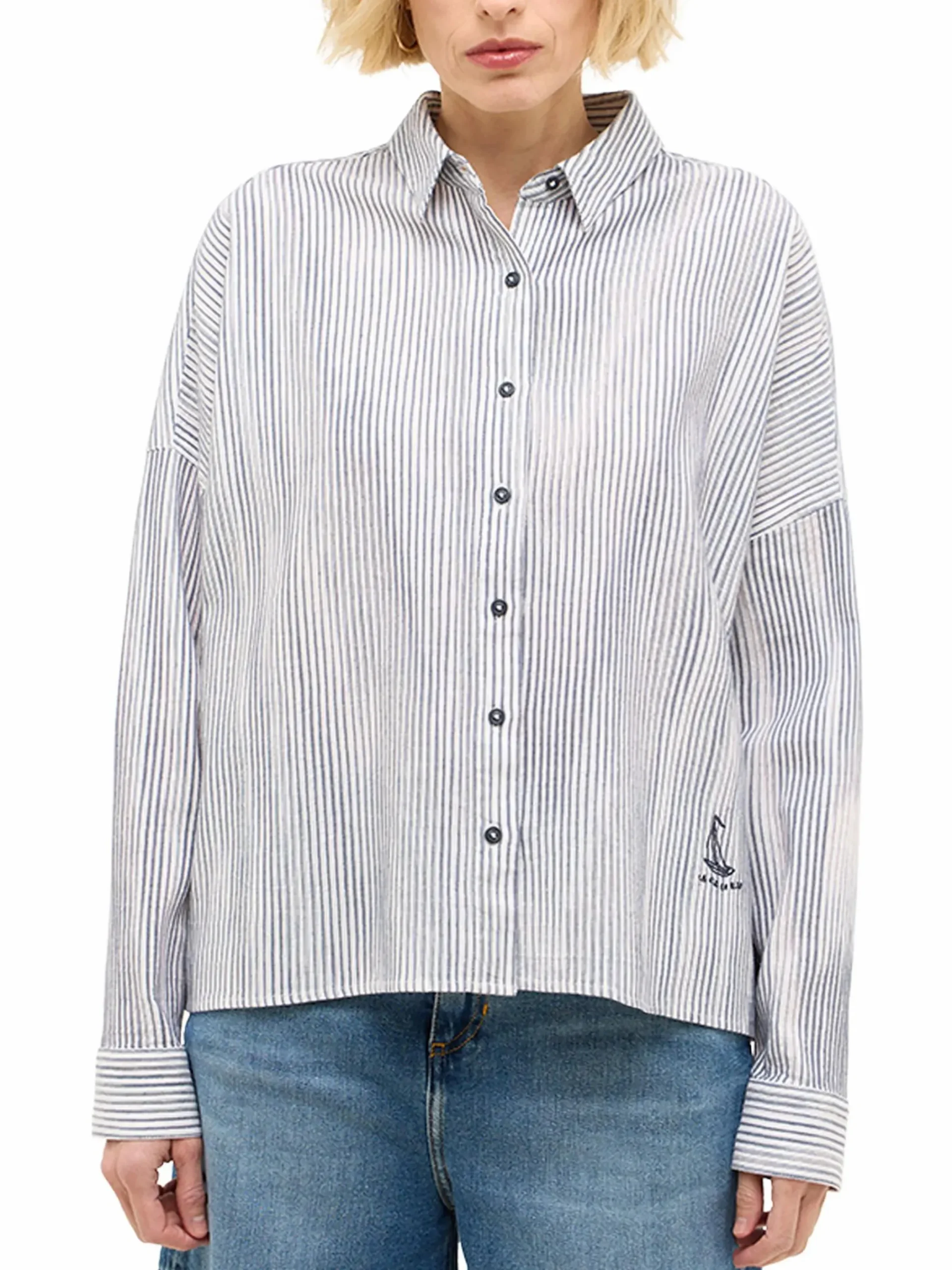 Damen Mustang Damen Hemdbluse