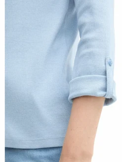 Damen Tom Tailor Damen Henleyshirt