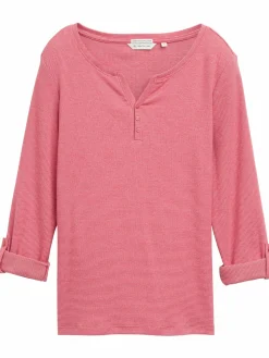 Damen Tom Tailor Damen Henleyshirt