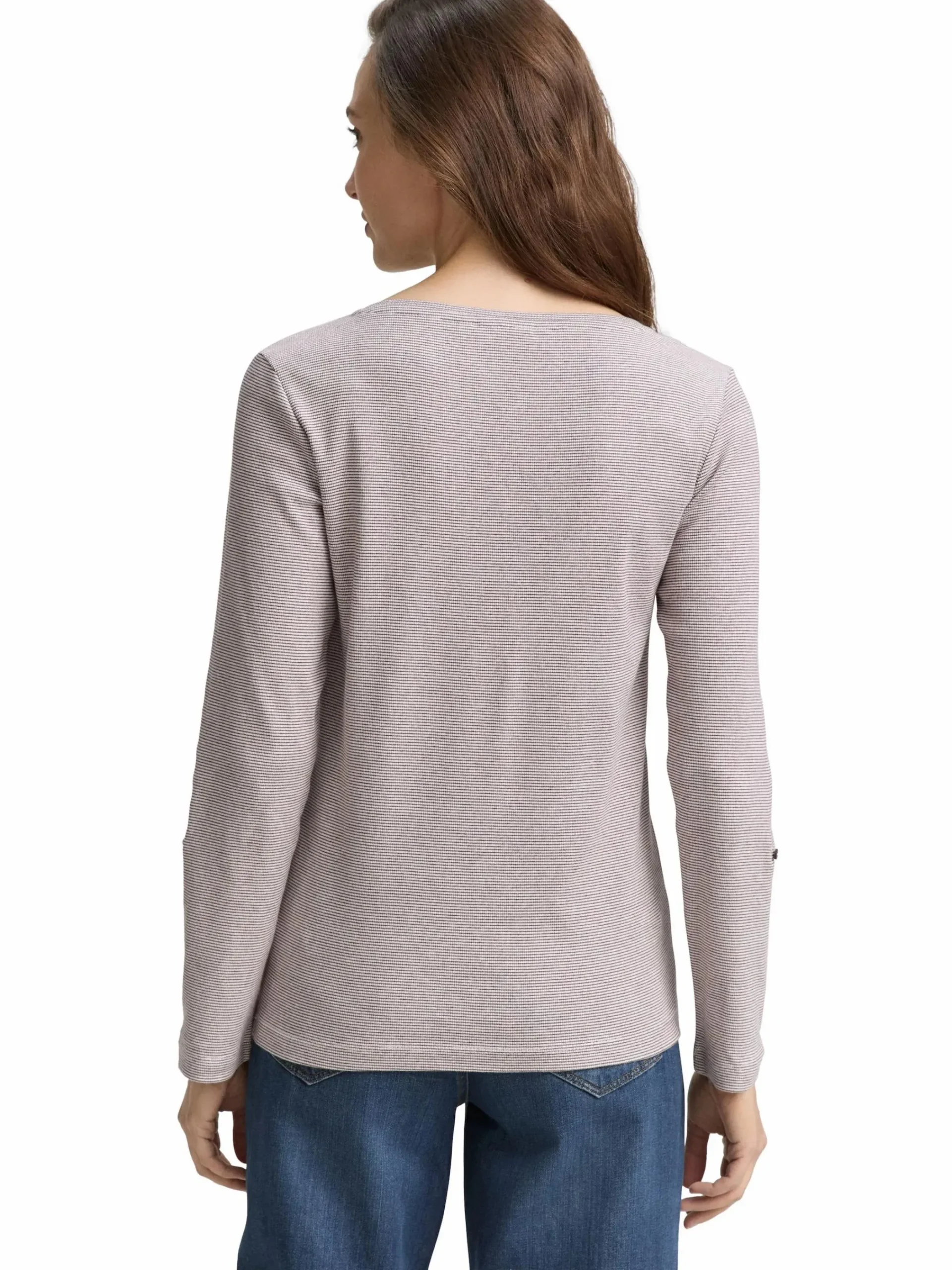 Damen Tom Tailor Damen Henleyshirt