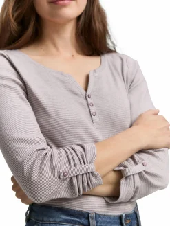 Damen Tom Tailor Damen Henleyshirt