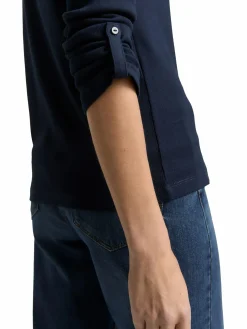 Damen Tom Tailor Damen Henleyshirt