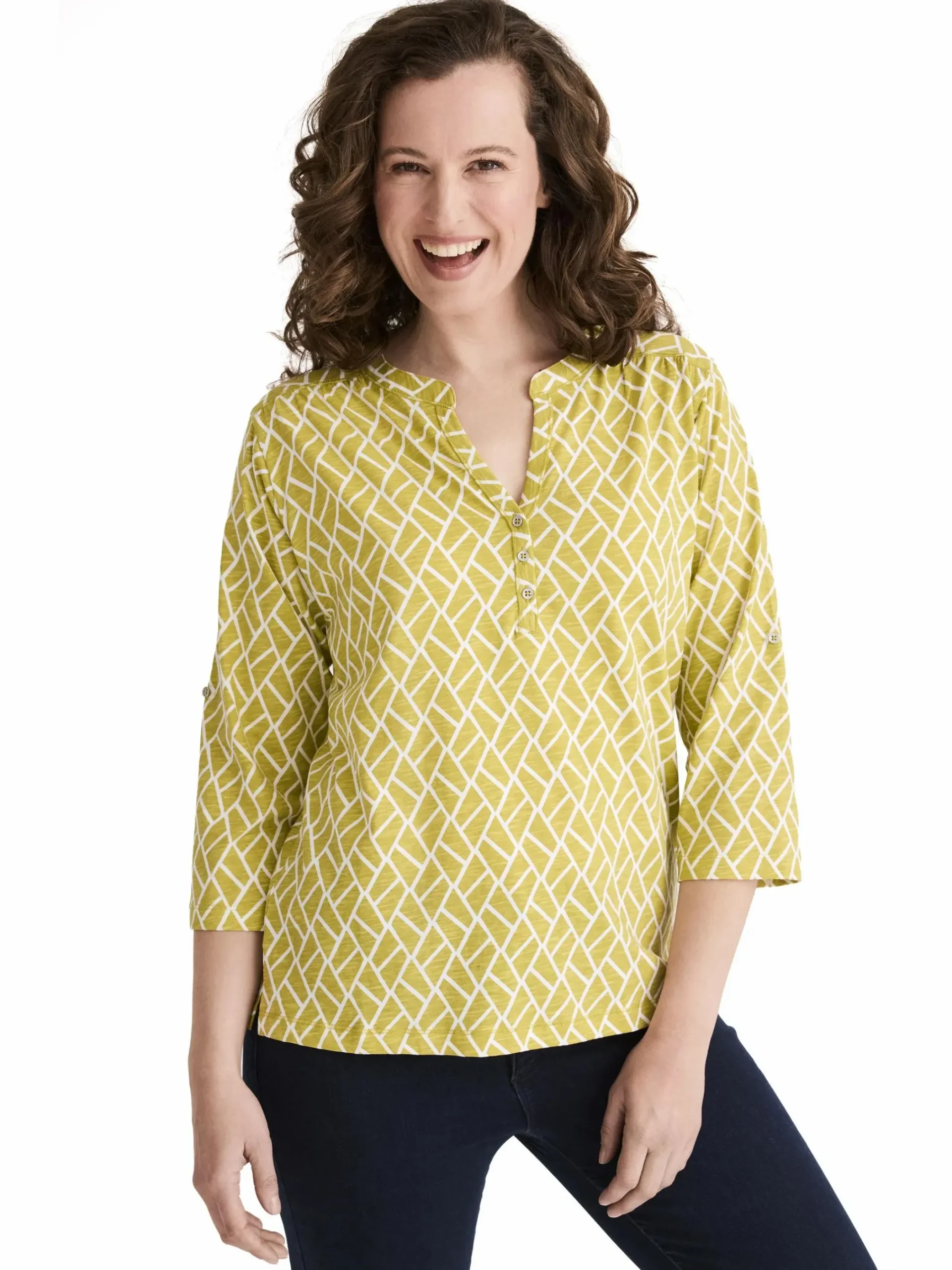 Damen Stooker DOB Damen Henleyshirt "Marie"