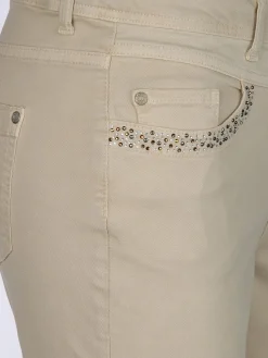 Damen Lisa Tossa Damen Hose mit Glitzersteinchen