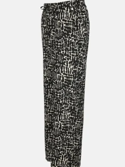 Damen Sure Damen Hose mit weitem Bein im Leoprint