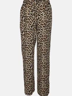 Damen Sure Damen Hose mit weitem Bein im Leoprint