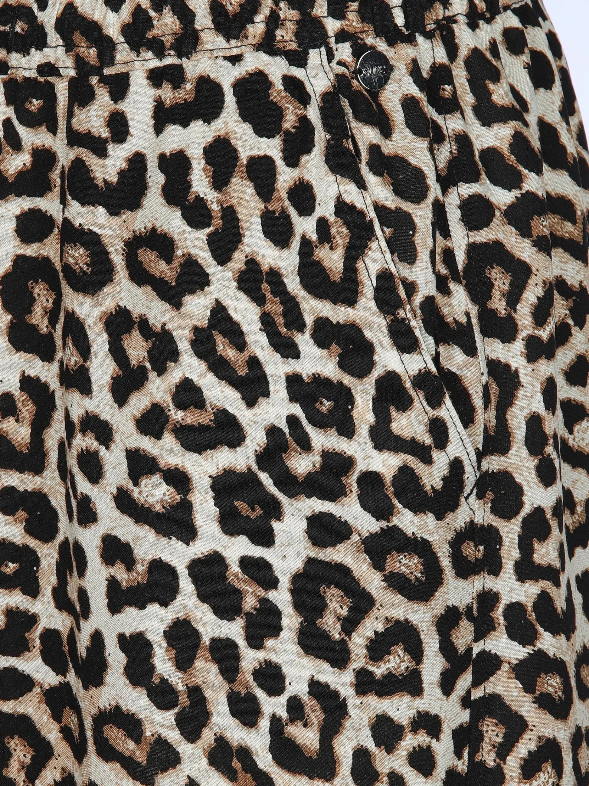 Damen Sure Damen Hose mit weitem Bein im Leoprint