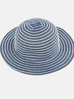 Damen Sure Damen Hut mit Streifen