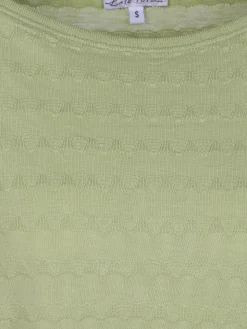 Damen Lisa Tossa Damen Jacquard Shirt mit kurzem Arm