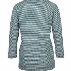 Damen Sure Damen Jacquard Shirt mit 3/4 Arm