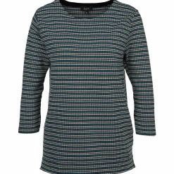 Damen Sure Damen Jacquard Shirt mit 3/4 Arm