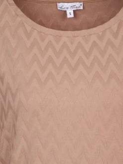 Damen Lisa Tossa Damen Jacquard Shirt mit 3/4 Arm