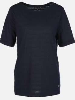 Damen Lisa Tossa Damen Jacquard Shirt mit kurzem Arm