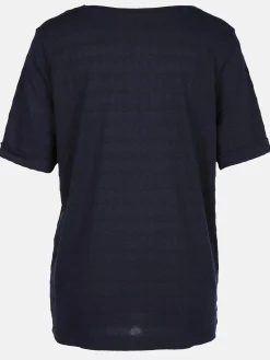 Damen Lisa Tossa Damen Jacquard Shirt mit kurzem Arm