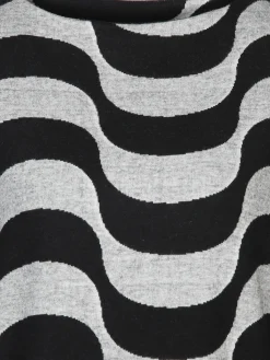 Damen Lisa Tossa Damen Jacquardshirt mit Wellenmuster