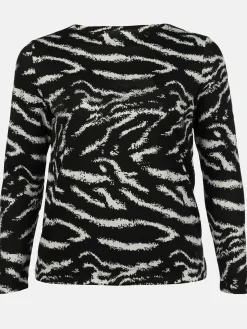 Damen Lisa Tossa Damen Jaquard Sweatshirt