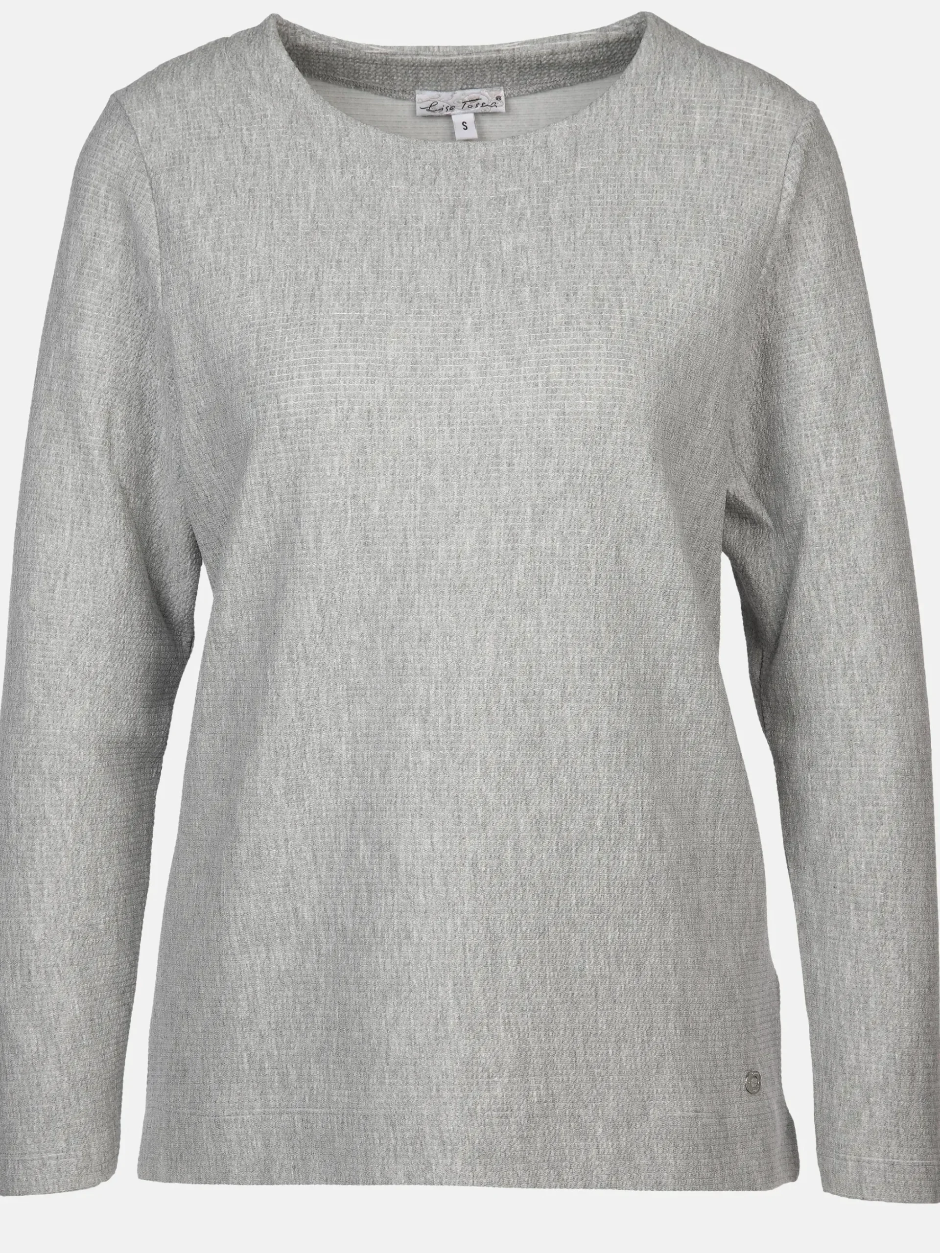 Damen Lisa Tossa Damen Jaquard-Shirt mit Ripp-Struktur