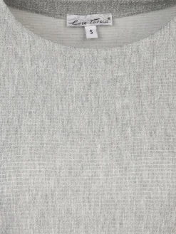 Damen Lisa Tossa Damen Jaquard-Shirt mit Ripp-Struktur