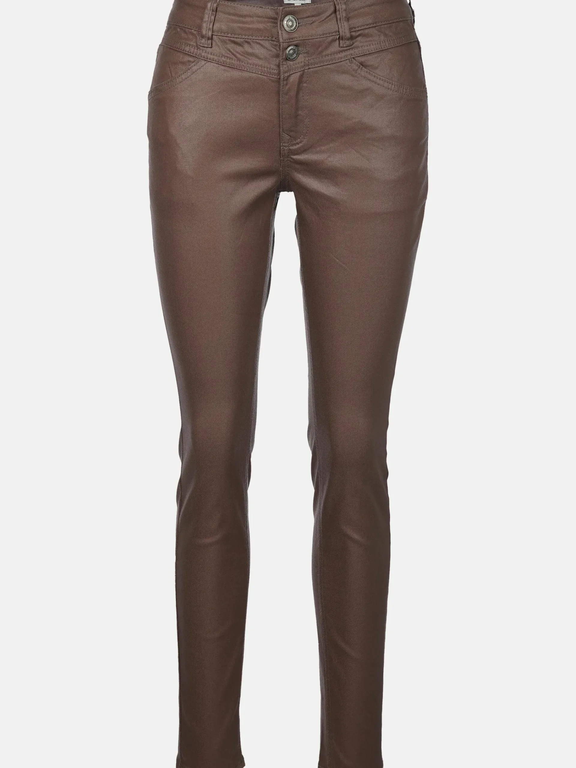 Damen Tom Tailor Damen Jeans mit glänzender Oberfläche