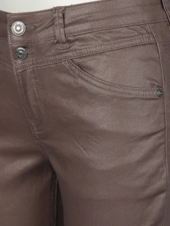 Damen Tom Tailor Damen Jeans mit glänzender Oberfläche