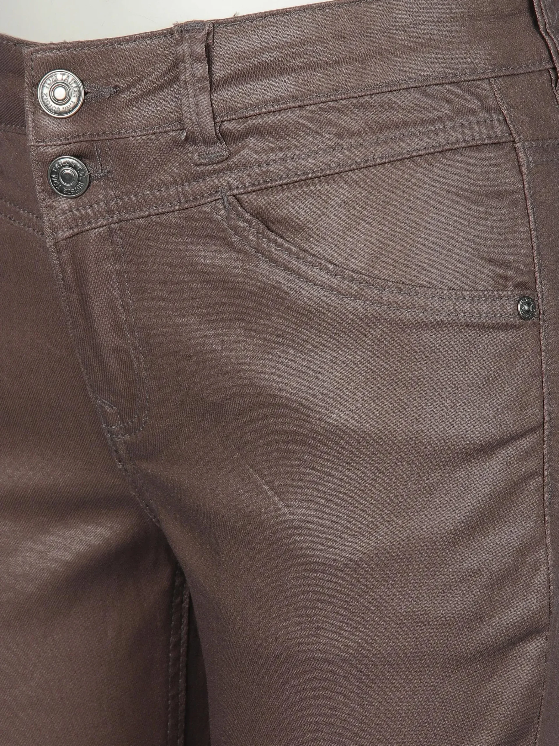 Damen Tom Tailor Damen Jeans mit glänzender Oberfläche