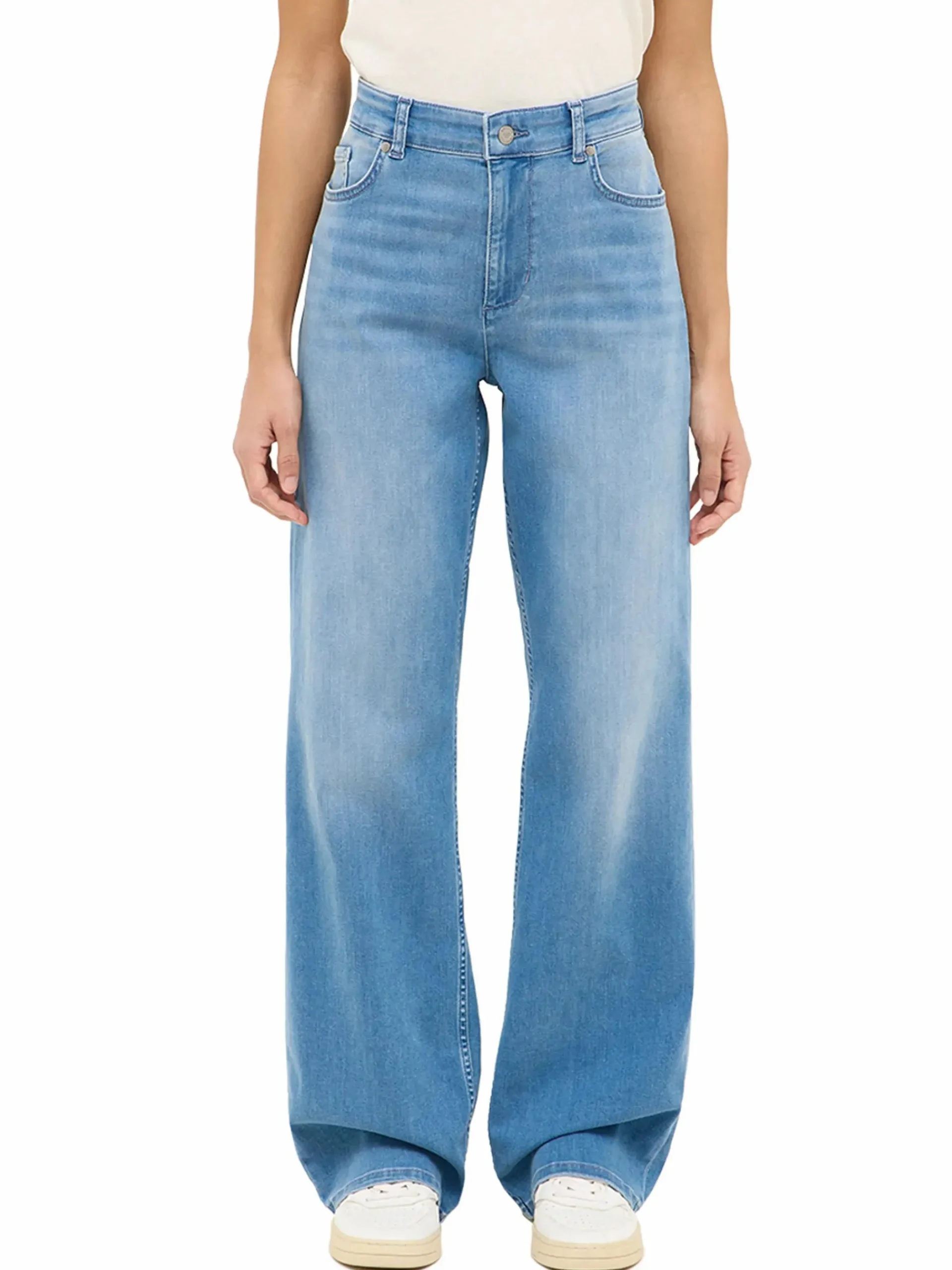 Damen Mustang Damen Jeans mit weitem Bein