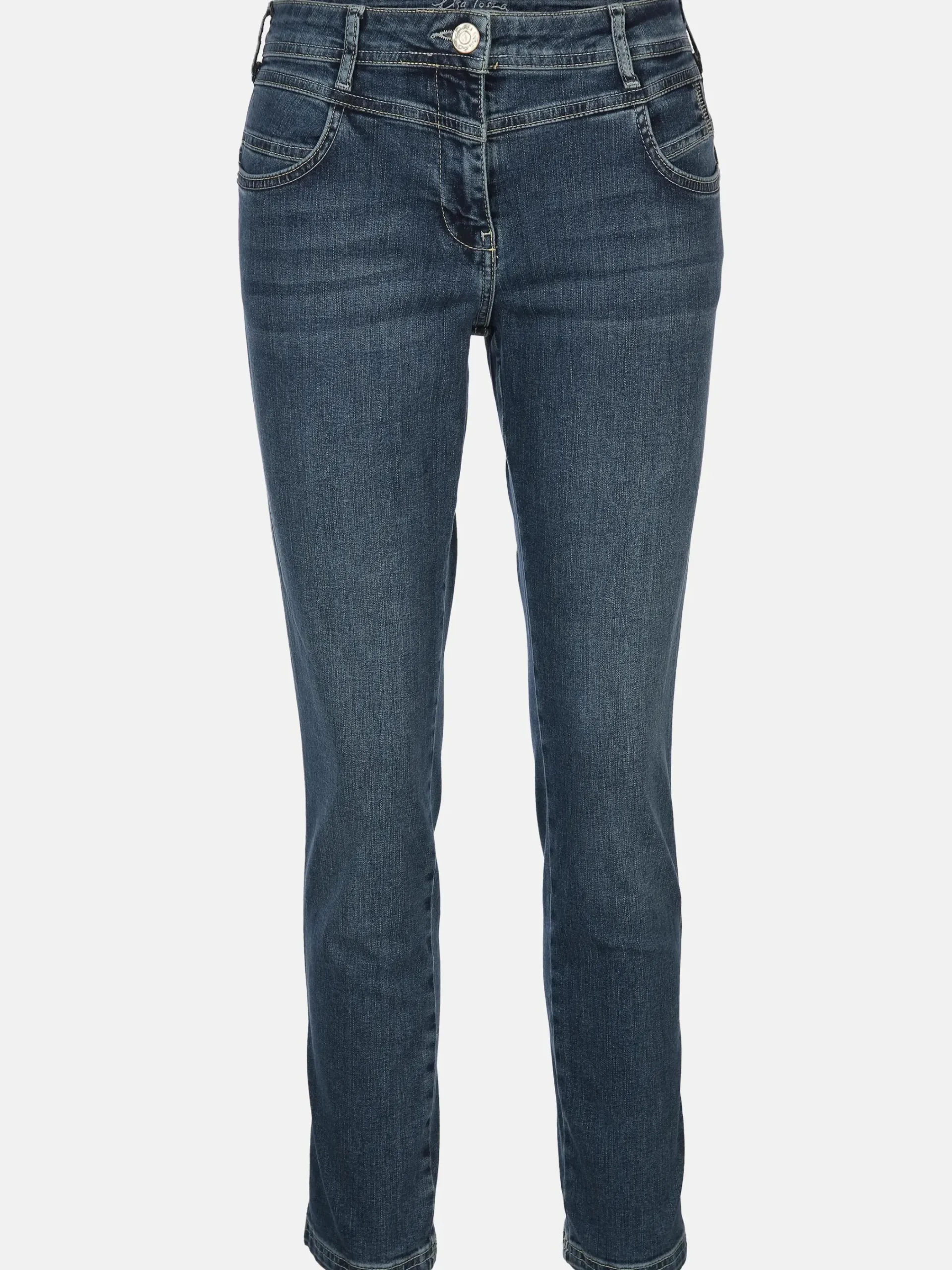 Damen Lisa Tossa Damen Jeans mit Ziersteinchen