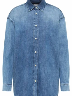 Damen Mustang Damen Jeansbluse "Adona"