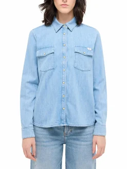 Damen Mustang Damen Jeansshirt 