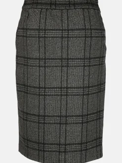 Damen Lisa Tossa Damen Jerseyrock im Karodessin