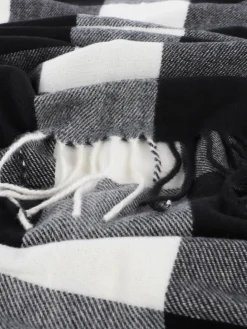 Damen Sure Damen Karoschal mit Fransen