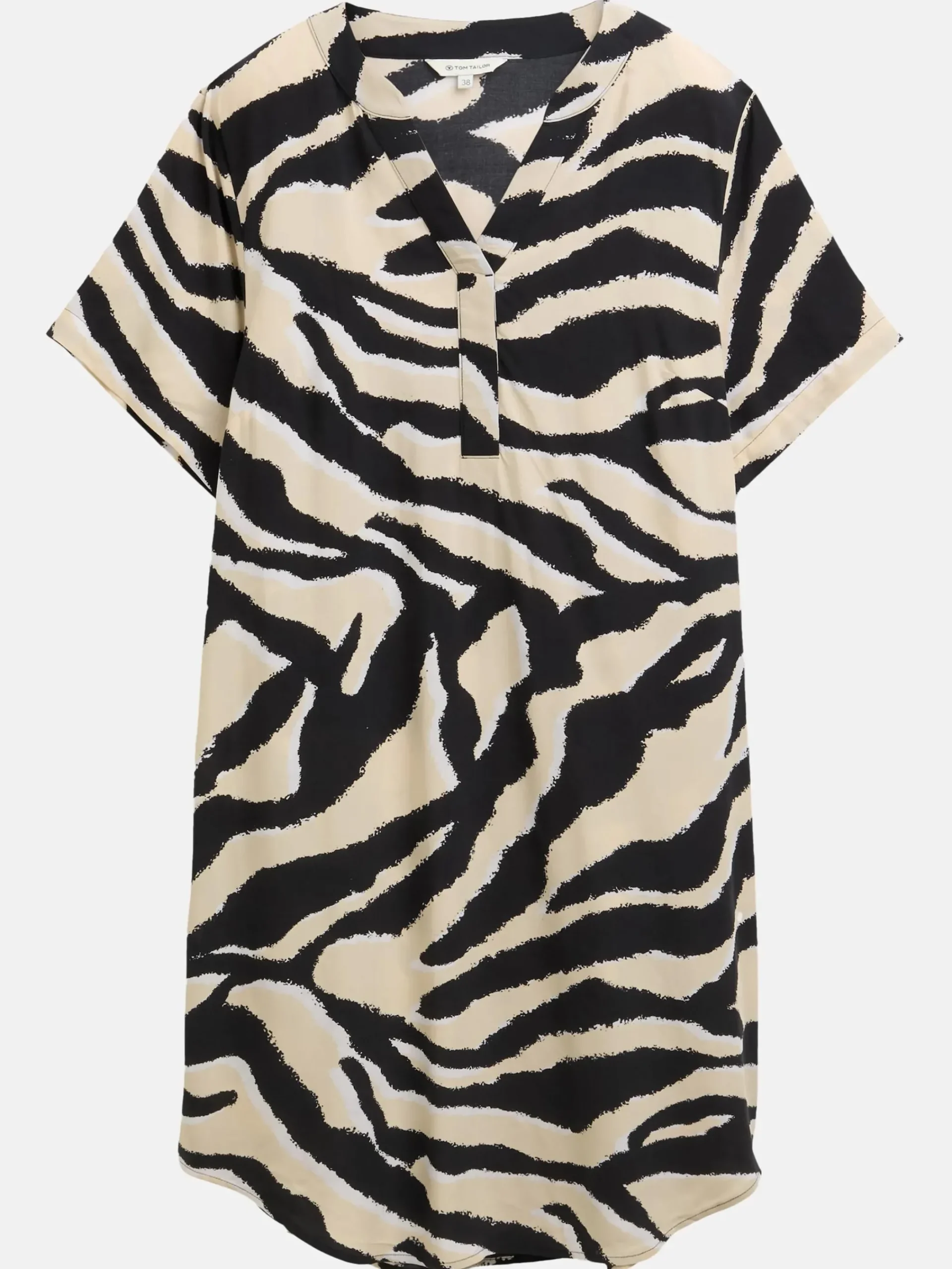 Damen Tom Tailor Damen Kleid im Animalprint