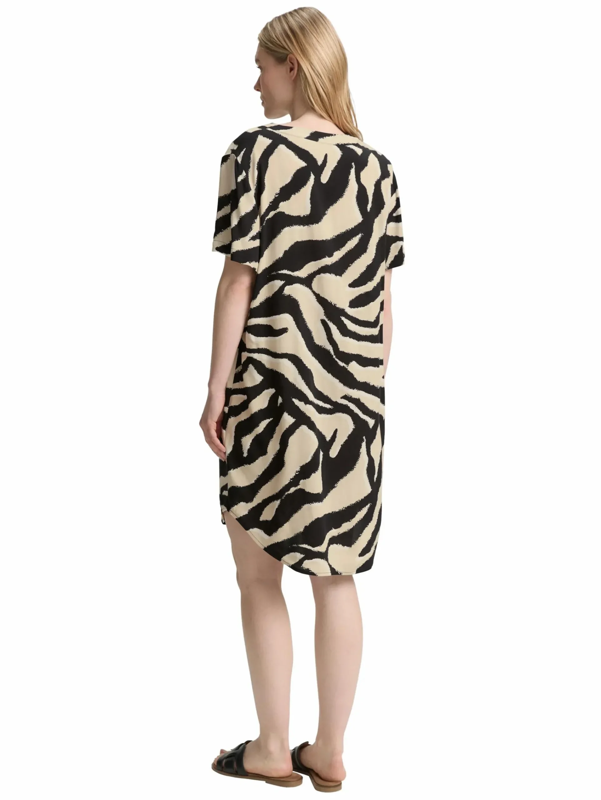 Damen Tom Tailor Damen Kleid im Animalprint