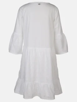 Damen Lisa Tossa Damen Kleid mit Lochspitze