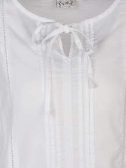 Damen Lisa Tossa Damen Kleid mit Lochspitze