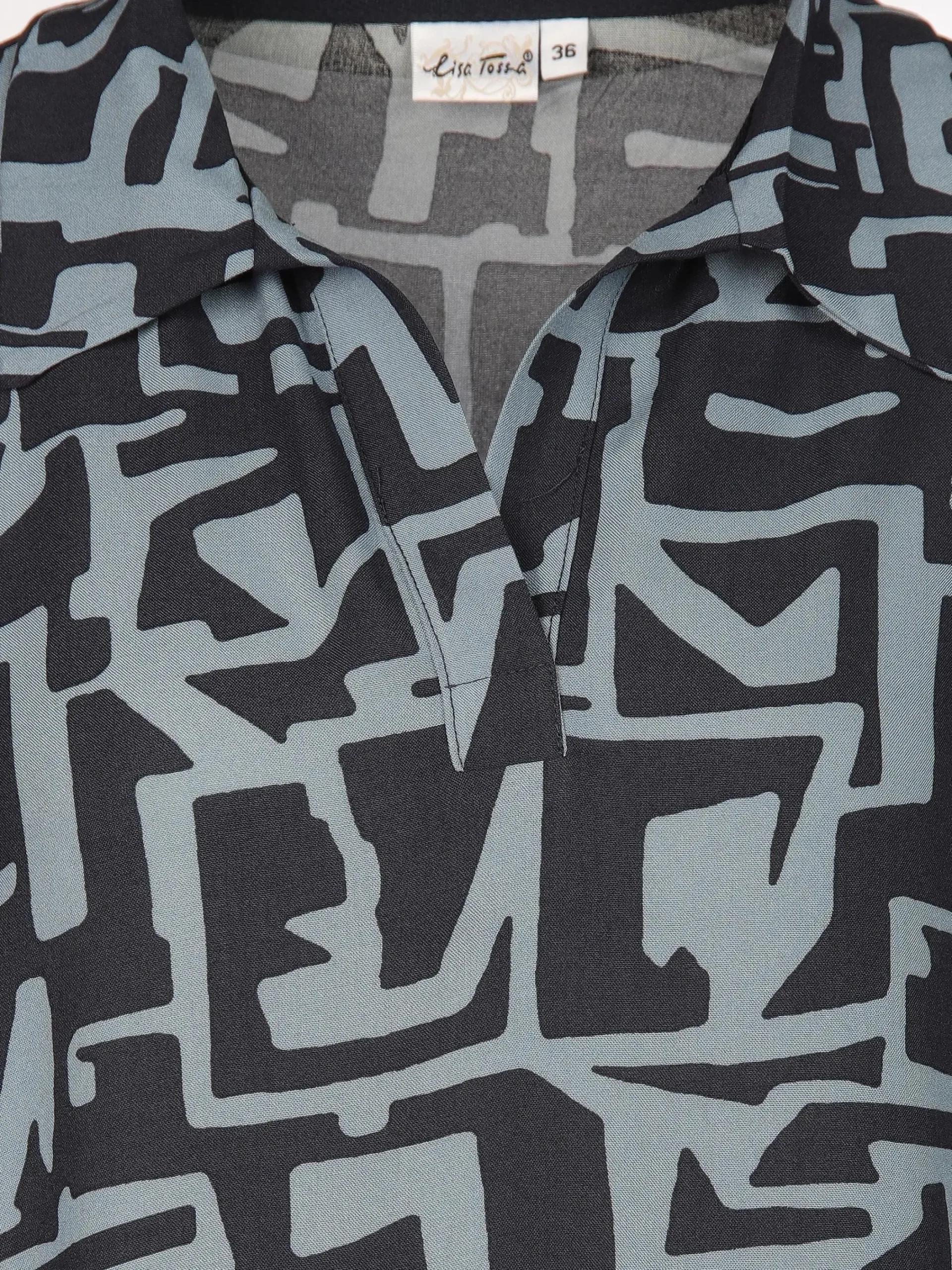 Damen Lisa Tossa Damen Kleid mit Print