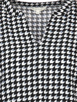 Damen Tom Tailor Damen Langarmshirt mit Alloverprint