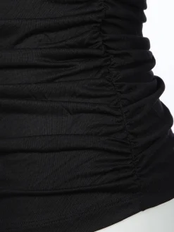 Damen IX-O Damen Langarmshirt mit seitlicher Raffung