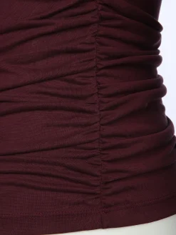 Damen IX-O Damen Langarmshirt mit seitlicher Raffung