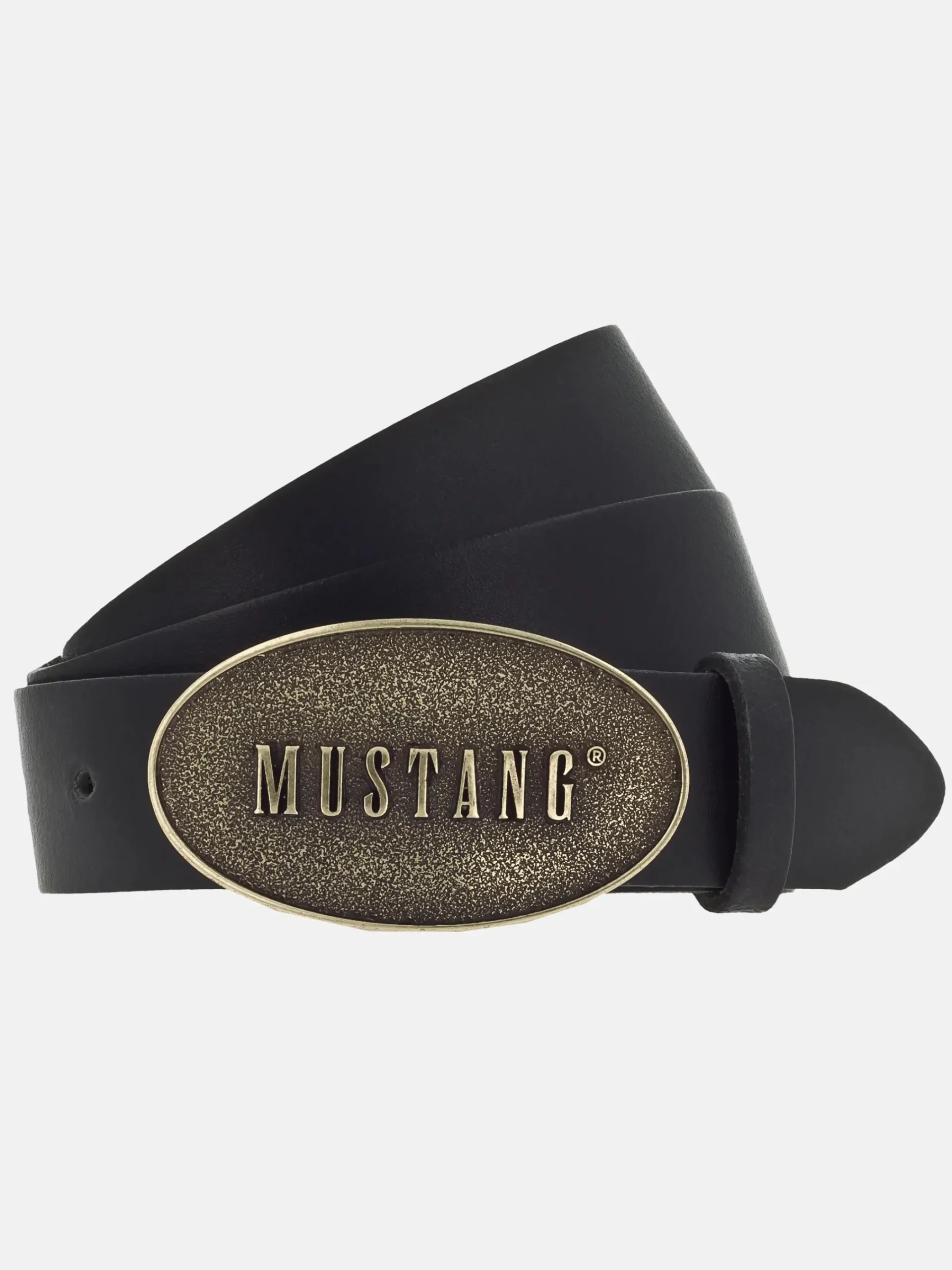 Damen Mustang Damen Ledergürtel mit Klemmschnalle