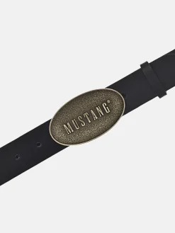 Damen Mustang Damen Ledergürtel mit Klemmschnalle